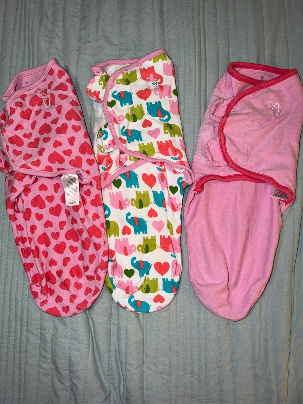 Lot of 3 Swaddle Sleep Sacks